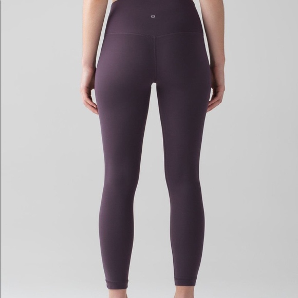Lululemon 25” Criss Cross Waist Purple
